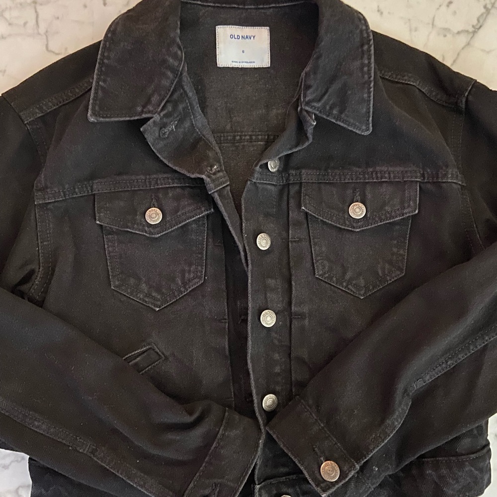 Old Navy Black Jean Jacket